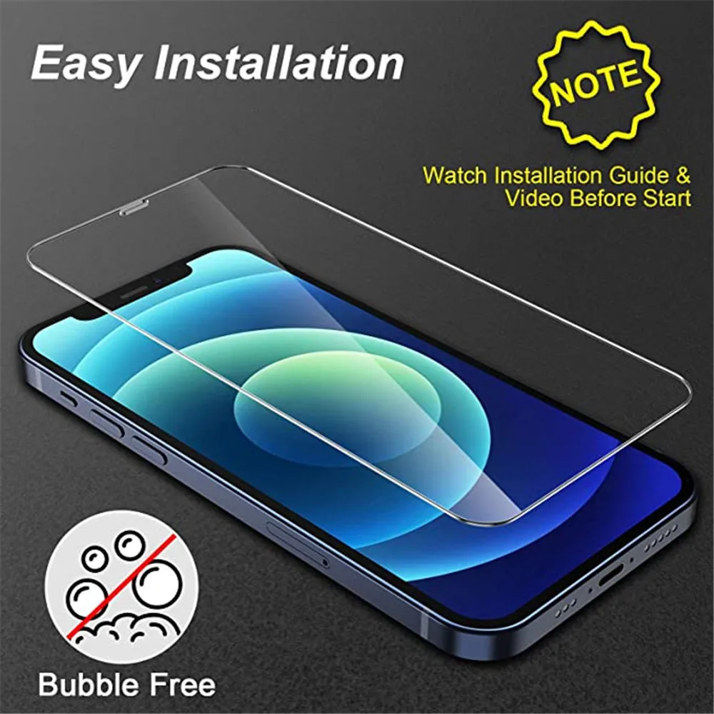 4PCS-Tempered-Glass-for-iPhone-11-14-12-13-Pro-XR-X-XS-Max-Screen-Protector-5